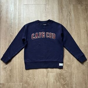 Cuffy’s Cape Cod Navy Blue Kids' Crewneck Sweatshirt Size XS 5-6
